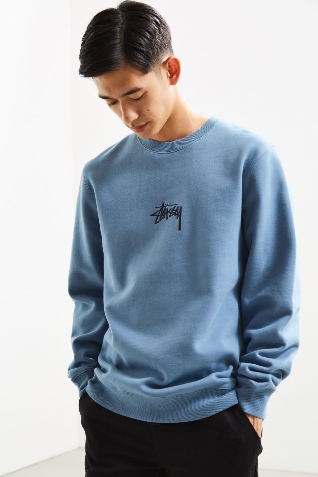Stussy Stock Applique Crew Neck Sweatshirt #1