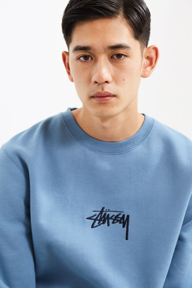 Stussy Arch Logo Crew Neck Sweatshirt, Urban Outfitters