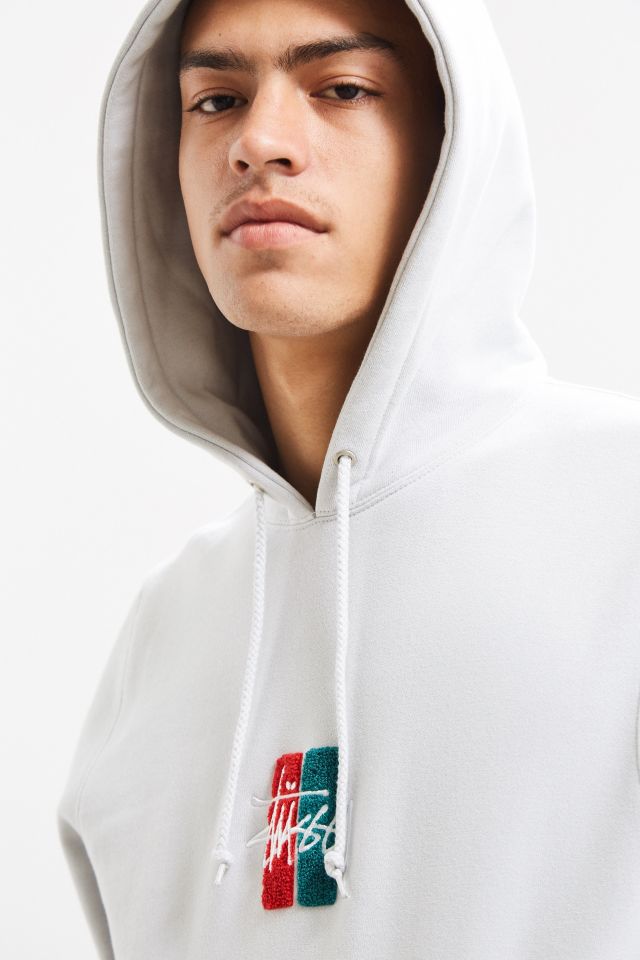 Stussy bars logo hoodie new arrivals