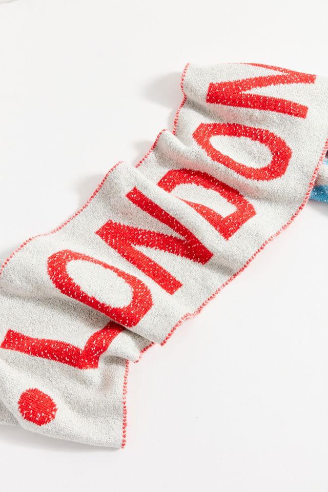 City Intarsia Soccer Scarf #2