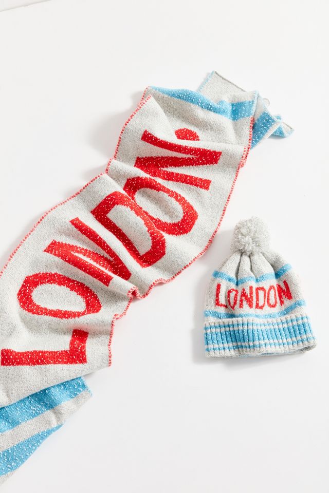 City Intarsia Soccer Scarf #3