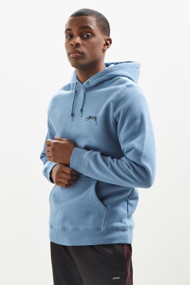 Stussy logo hot sale hoodie sweatshirt