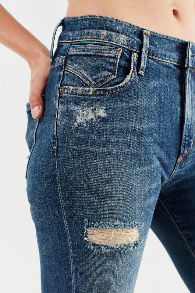 Jeans court étroit déchiré à taille haute Sophie AGOLDE – Édition #4