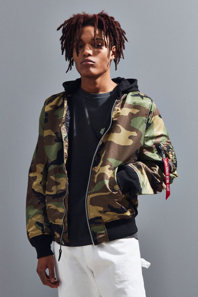 Alpha Industries L-2B Hooded Bomber Jacket #1