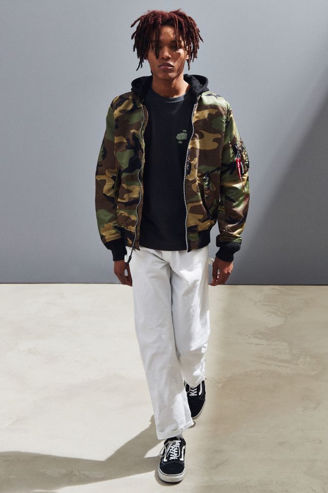 Alpha Industries L-2B Hooded Bomber Jacket #5