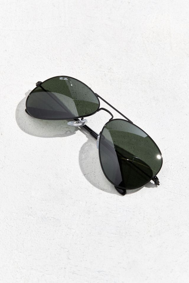Ray-Ban Black Aviator Sunglasses #4