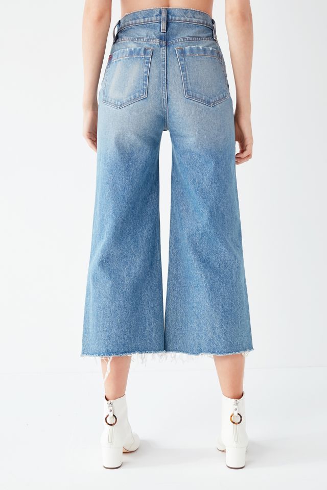 BDG Cropped Denim Culotte - Distressed #1