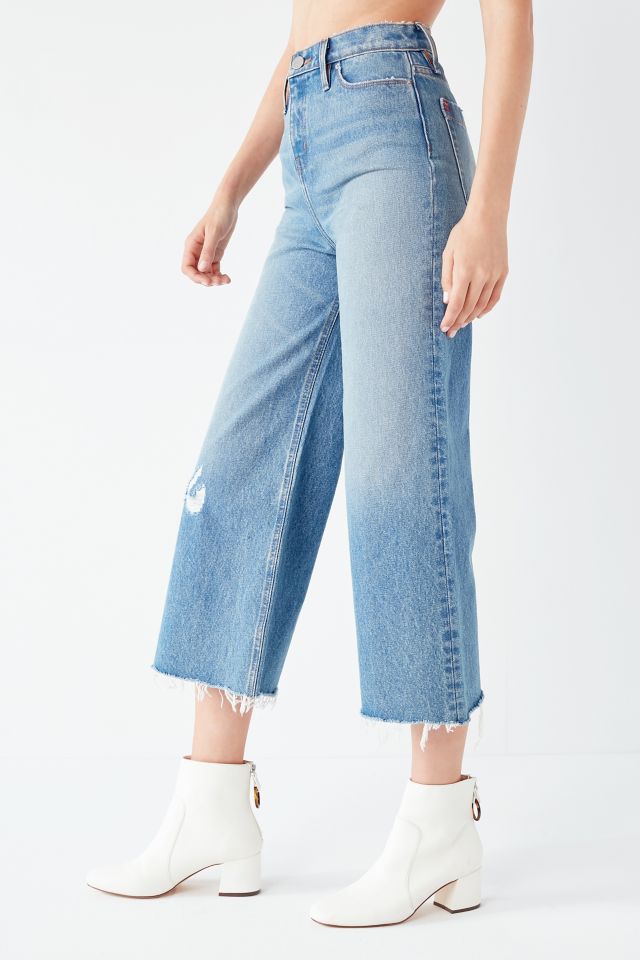 BDG Cropped Denim Culotte - Distressed #2
