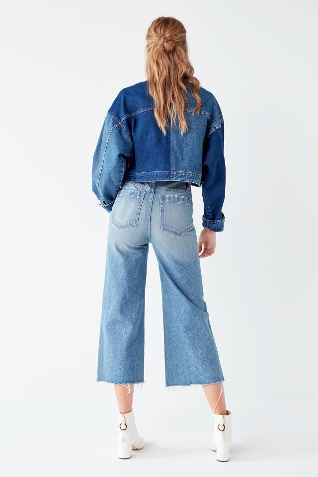 BDG Cropped Denim Culotte - Distressed #3