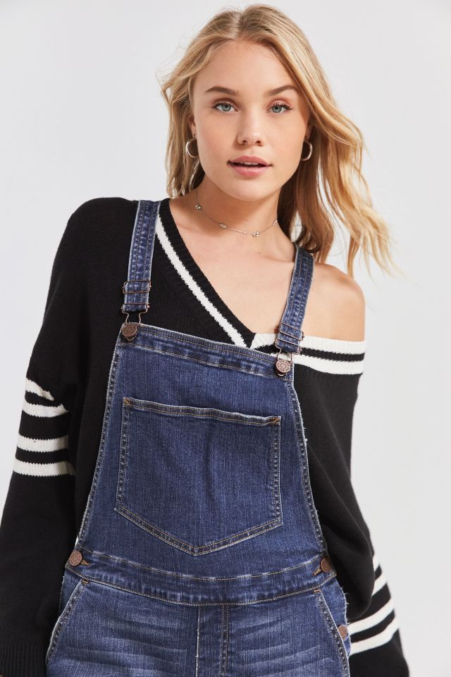 BDG Slim Crop Overall – Indigo #3