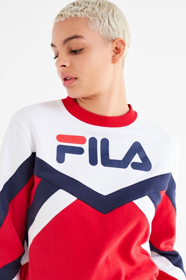 forkorte Nogen som helst Retfærdighed FILA + UO Ski Panel Sweatshirt | Urban Outfitters