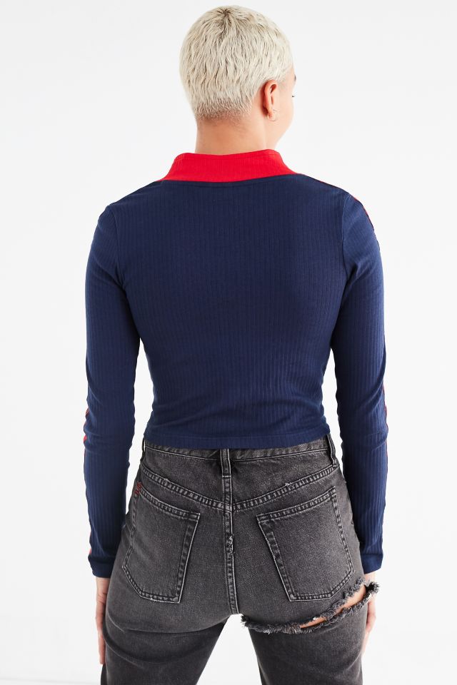 FILA + UO Mock-Neck Zipper Top #4
