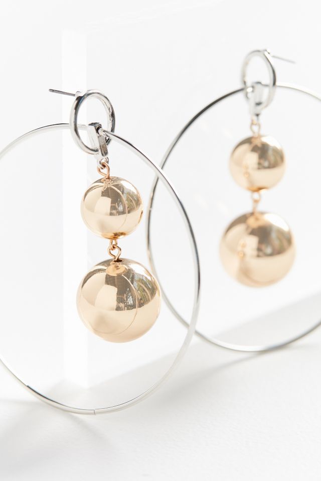 Rae 3D Statement Hoop Earring #2