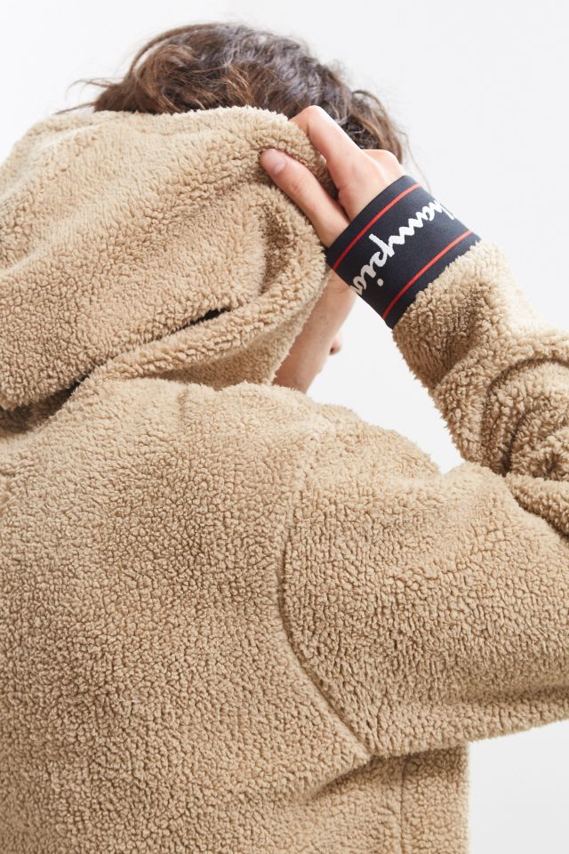 Champion Sherpa Hoodie Sweatshirt #4