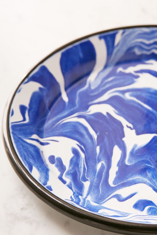 BORNN Marble Enamelware Dinner Plate #1