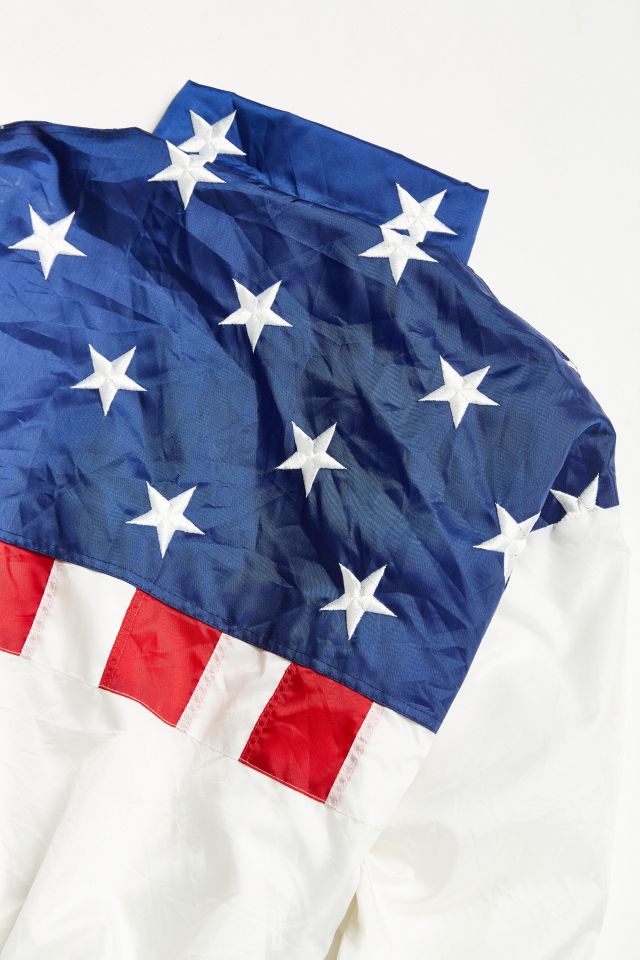Vintage USA Flag Bomber Jacket #4