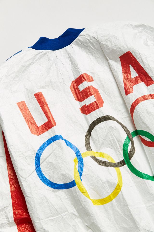 Vintage USA Olympic Rings Cycling Windbreaker Jacket #4