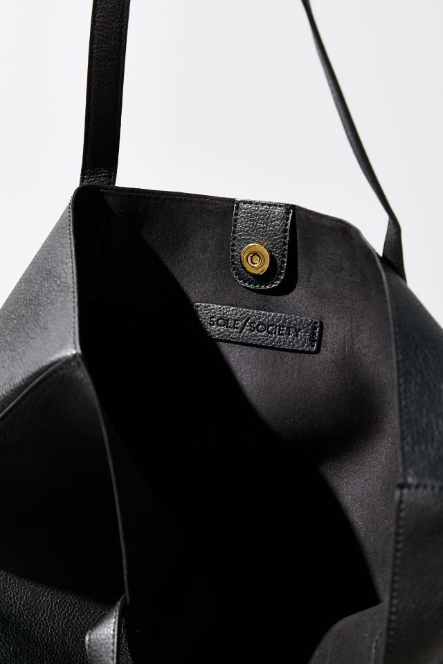 Sole Society Dawson Faux Leather Oversized Tote Bag