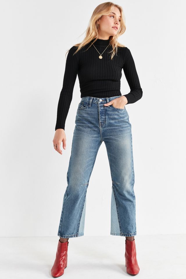 BDG High-Rise Inset Wide-Leg Jean #3