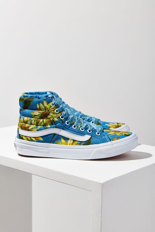 Vans X UO Design Painted Sunflowers Sk8 Hi Sneaker Urban Outfitters Canada