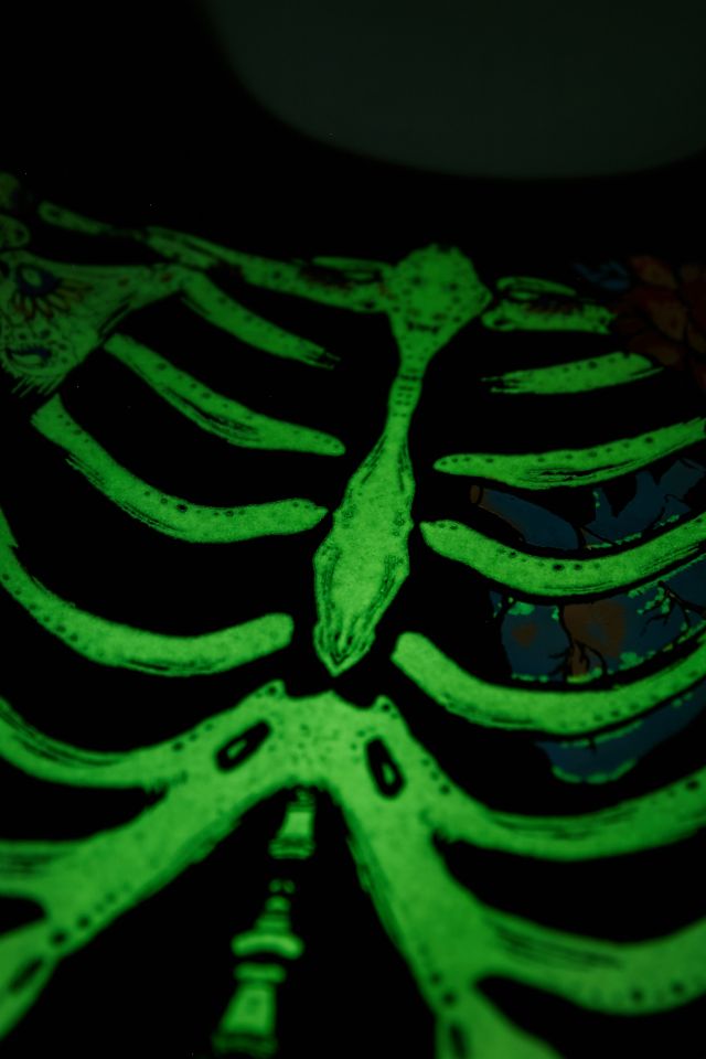 Out From Under Floral Skeleton Catsuit #1