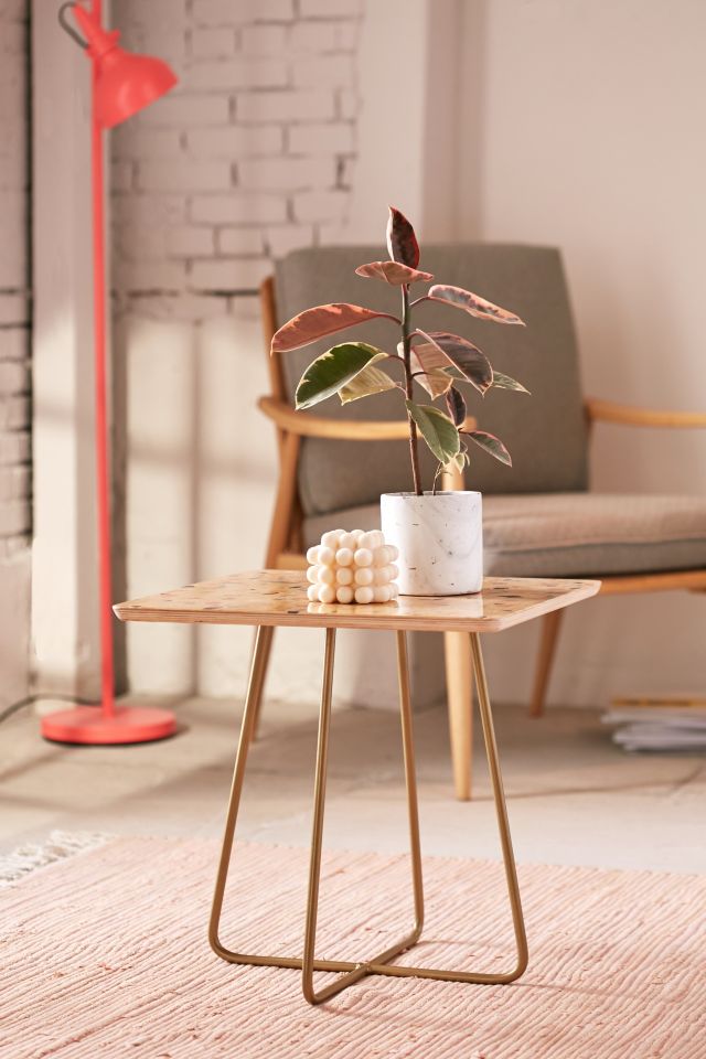 Emanuela Carratoni For Deny Sweet Terrazzo Texture Side Table #1