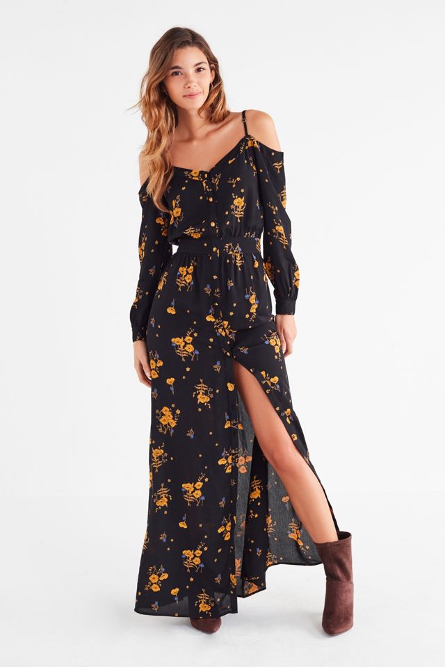 knee length dresses for ladies Skye Chiffon Floral Print Dress