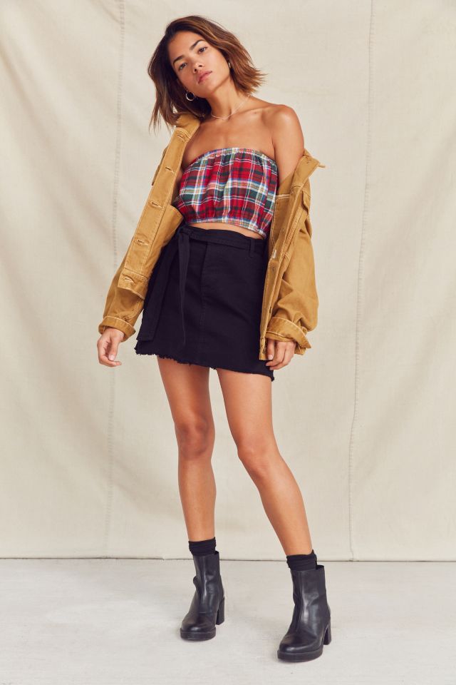Urban Renewal Remade Flannel Tube Top #1