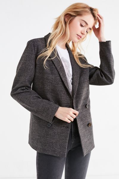 UO Double-Breasted Wool Blazer | Urban Outfitters