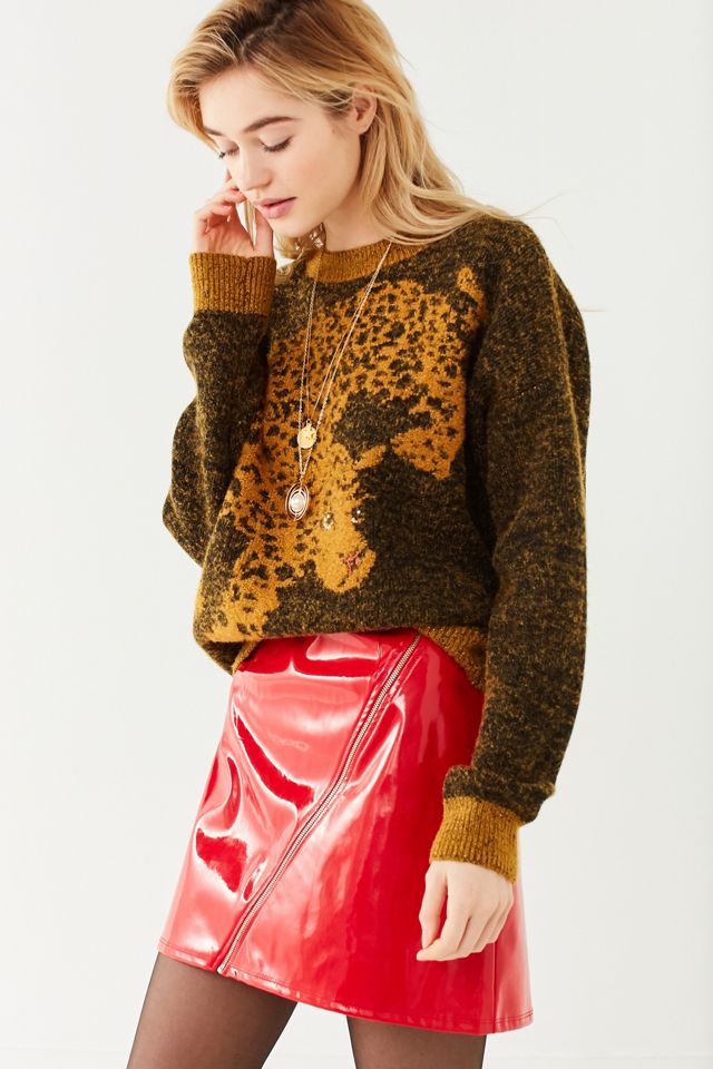 UO Leopard Crew-Neck Sweater #4