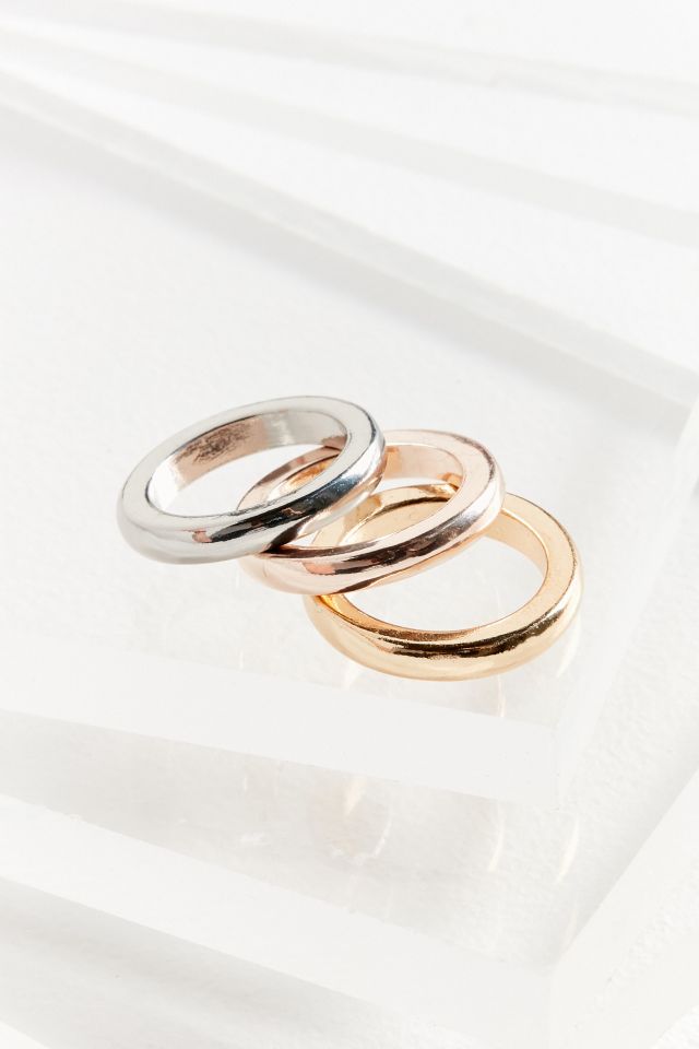 Mixed Metal Ring Set #2