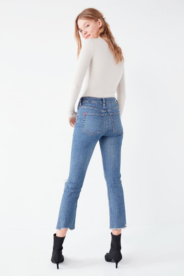 BDG Kick Flare High-Rise Ripped Cropped Jean – Medium Wash #1