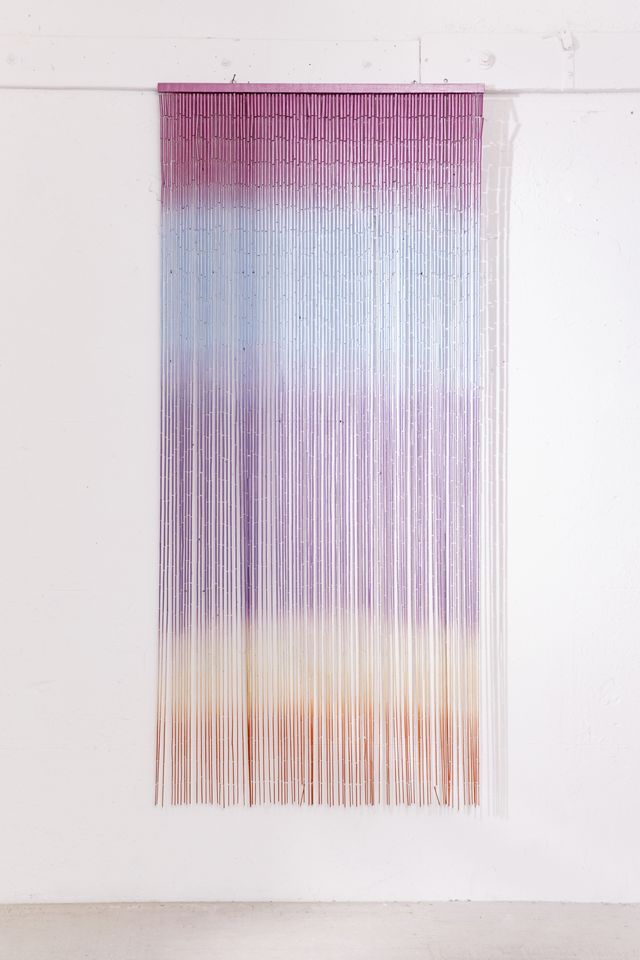 Ombre Bamboo Beaded Curtain | Urban Outfitters