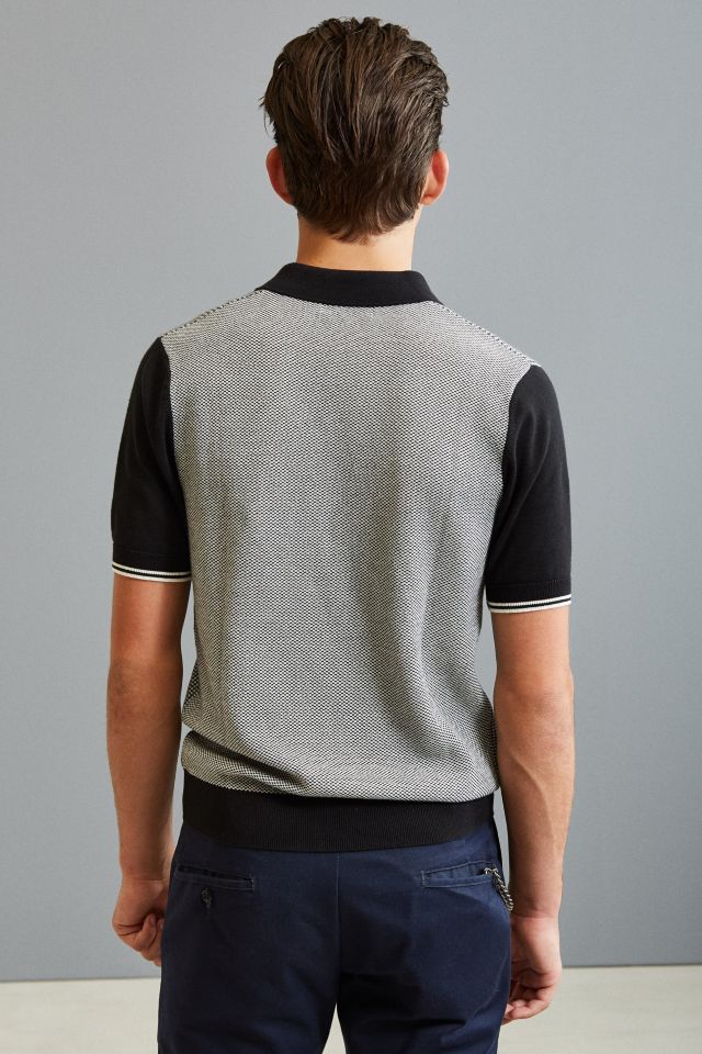 Fred Perry Houndstooth Polo Shirt #3