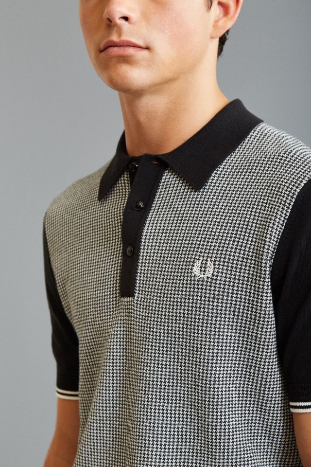 Fred Perry Houndstooth Polo Shirt #4