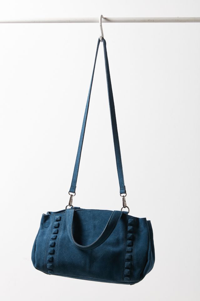 Suede Studded Crossbody Bag #1
