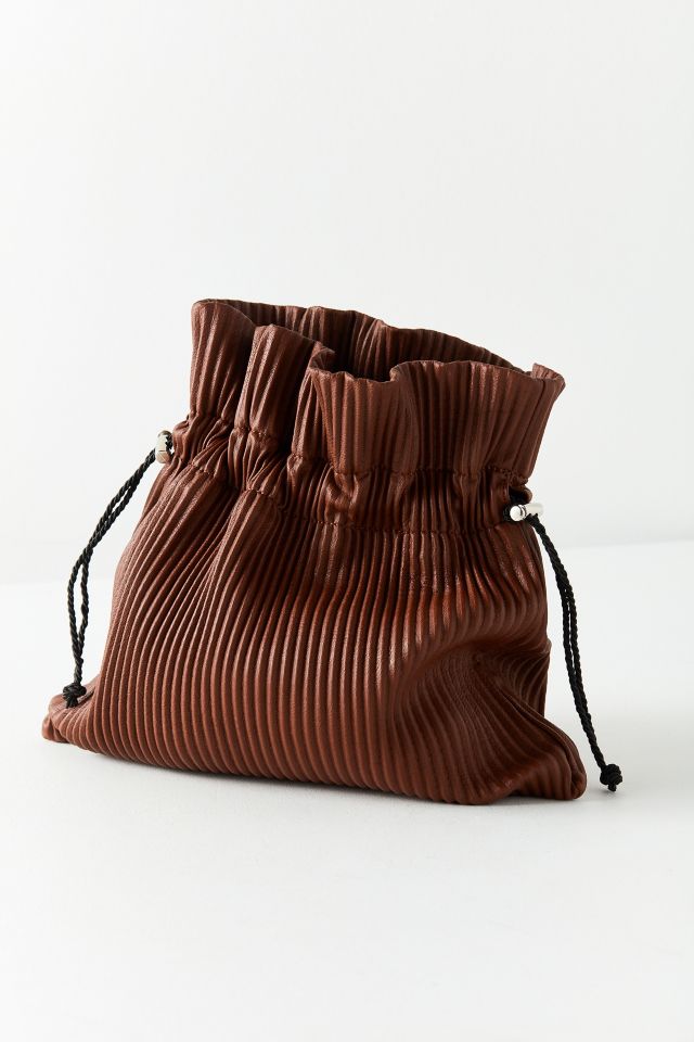 Pleated Drawstring Pouch #1