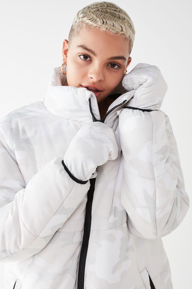 Veste longue rembourrée camouflage Uptown NICOPANDA + UO #3