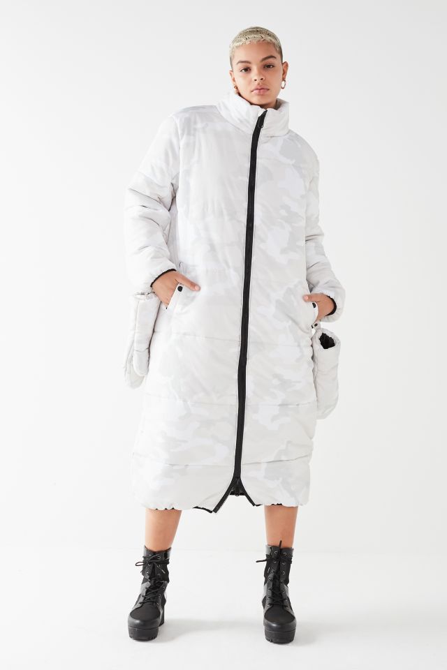 Veste longue rembourrée camouflage Uptown NICOPANDA + UO #4