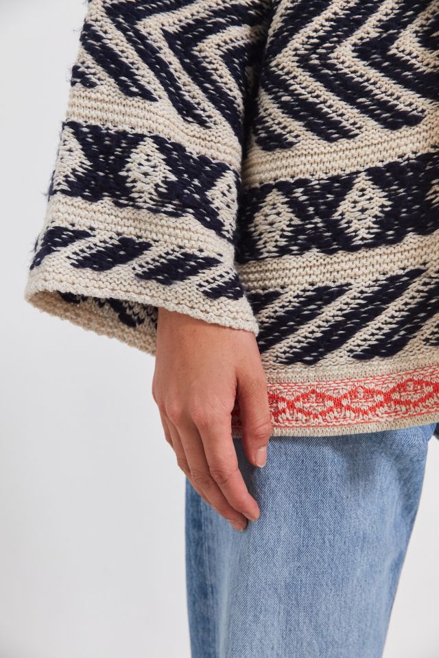 UO Festival Contrast Trim Cardigan #2