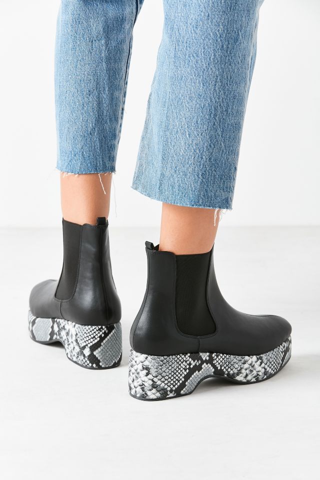 Eva snakeskin platform store chelsea boot