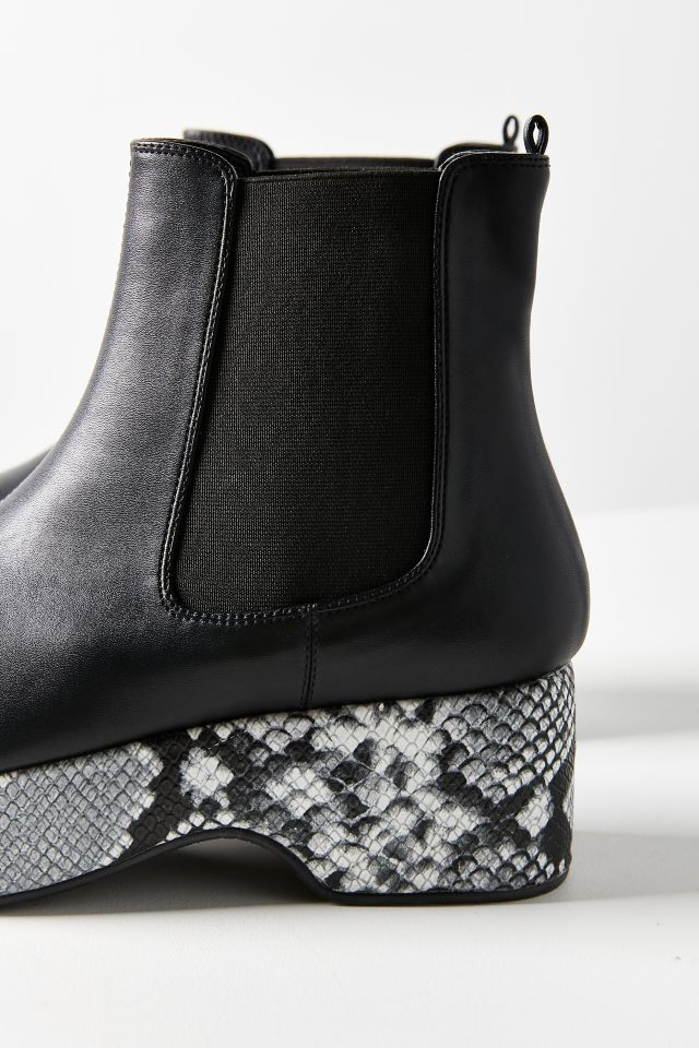 Eva snakeskin platform store chelsea boot