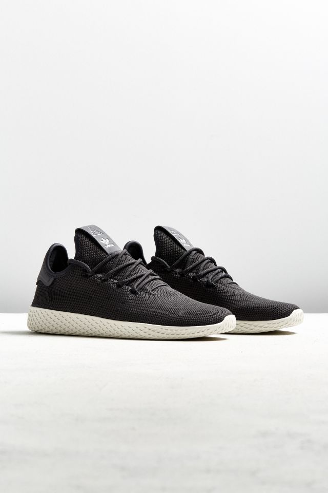 adidas Mens Pharrell Williams Tennis Hu Shoes in Black and White 