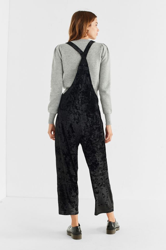UO Shapeless Velvet Overall #3