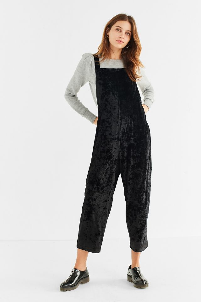 UO Shapeless Velvet Overall #4