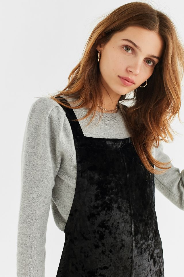 UO Shapeless Velvet Overall #5