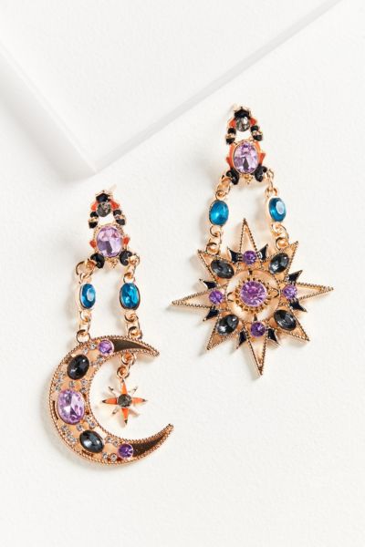 ZHUU Crystal Celestial Statement Earring | Urban Outfitters
