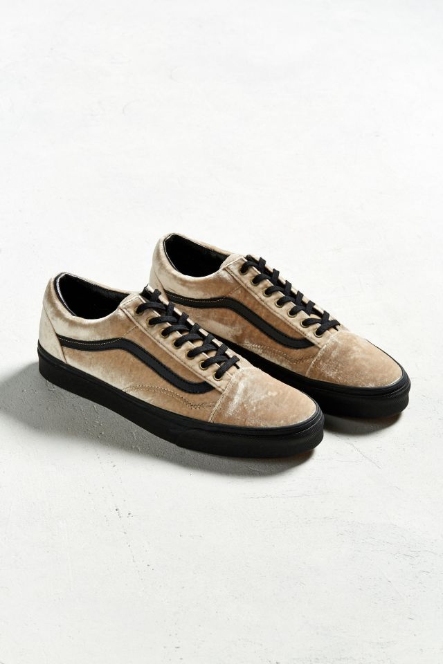 Vans Old Skool Tan Velvet Sneaker #1