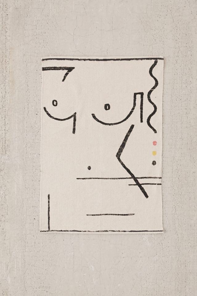 Abstract Lady Print Rug