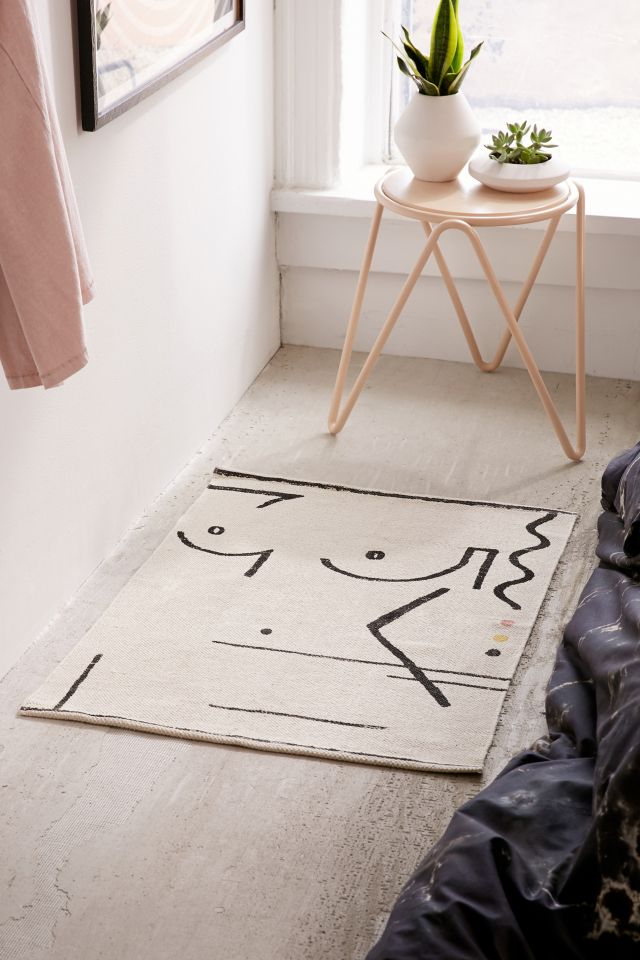 Abstract Lady Print Rug #1